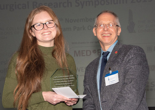 Ailish Williams receives her SMTL Good Science Award
